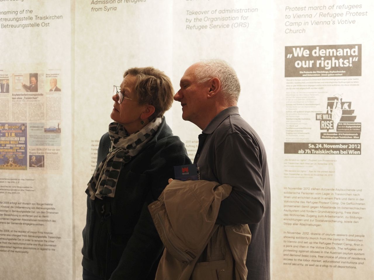 In der Ausstellung